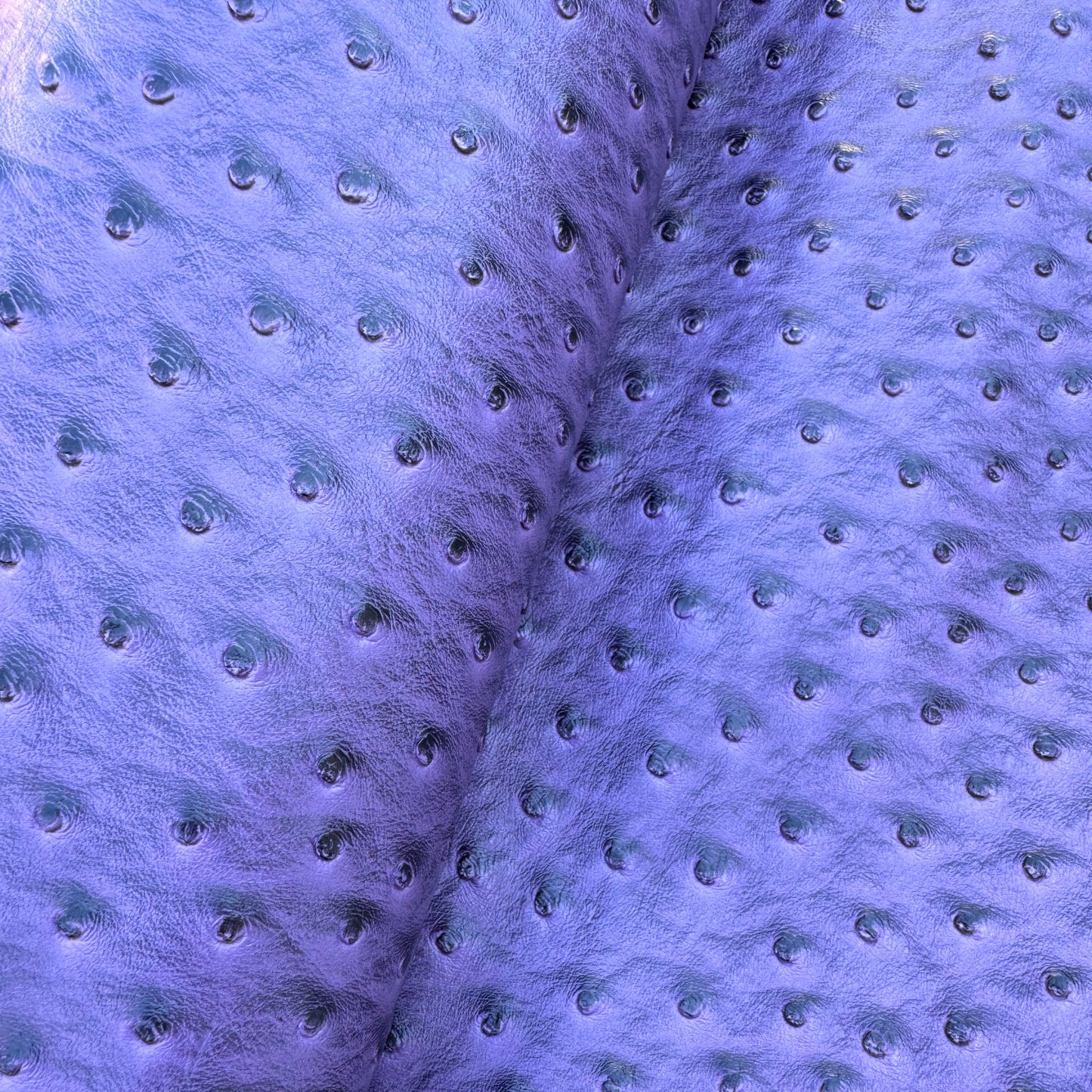Ostrich textured vinyl / faux leather purple
