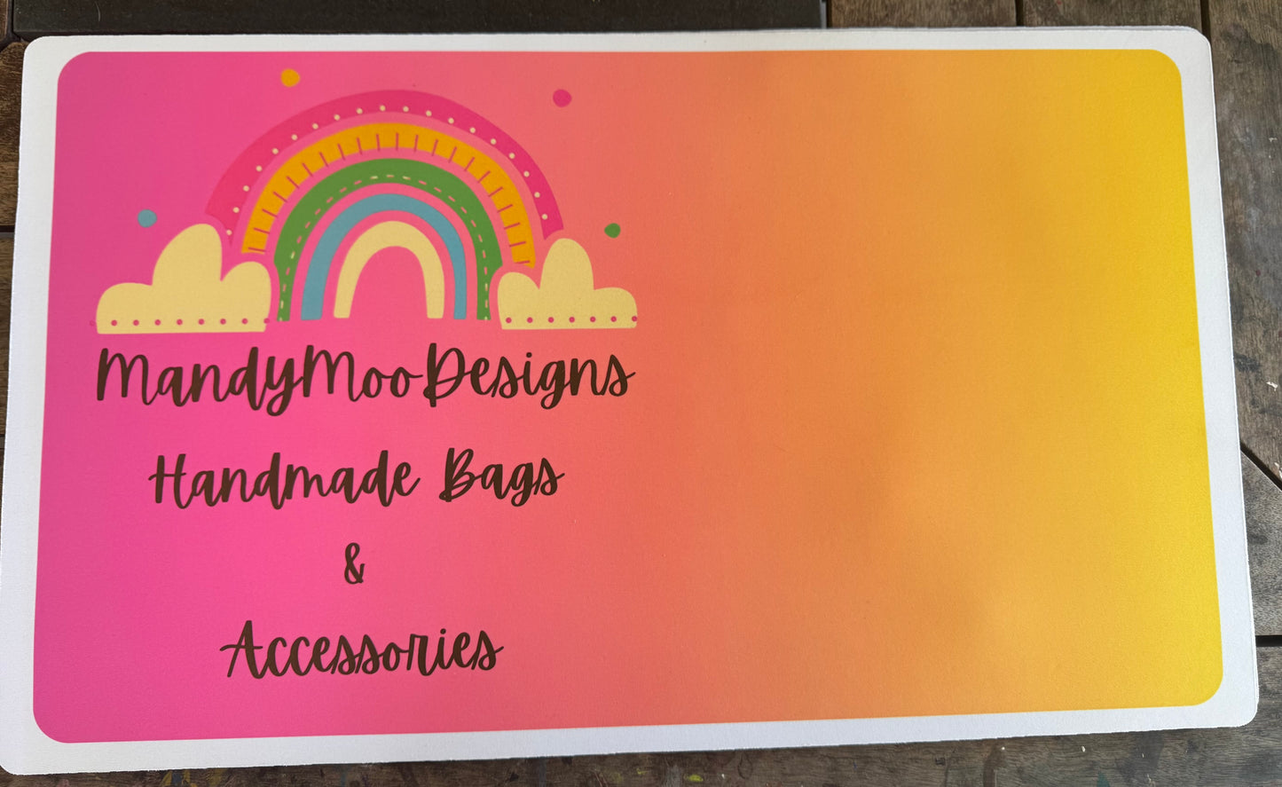 Sewing Machine Mat CUSTOM DESIGN / LOGO with matching tin