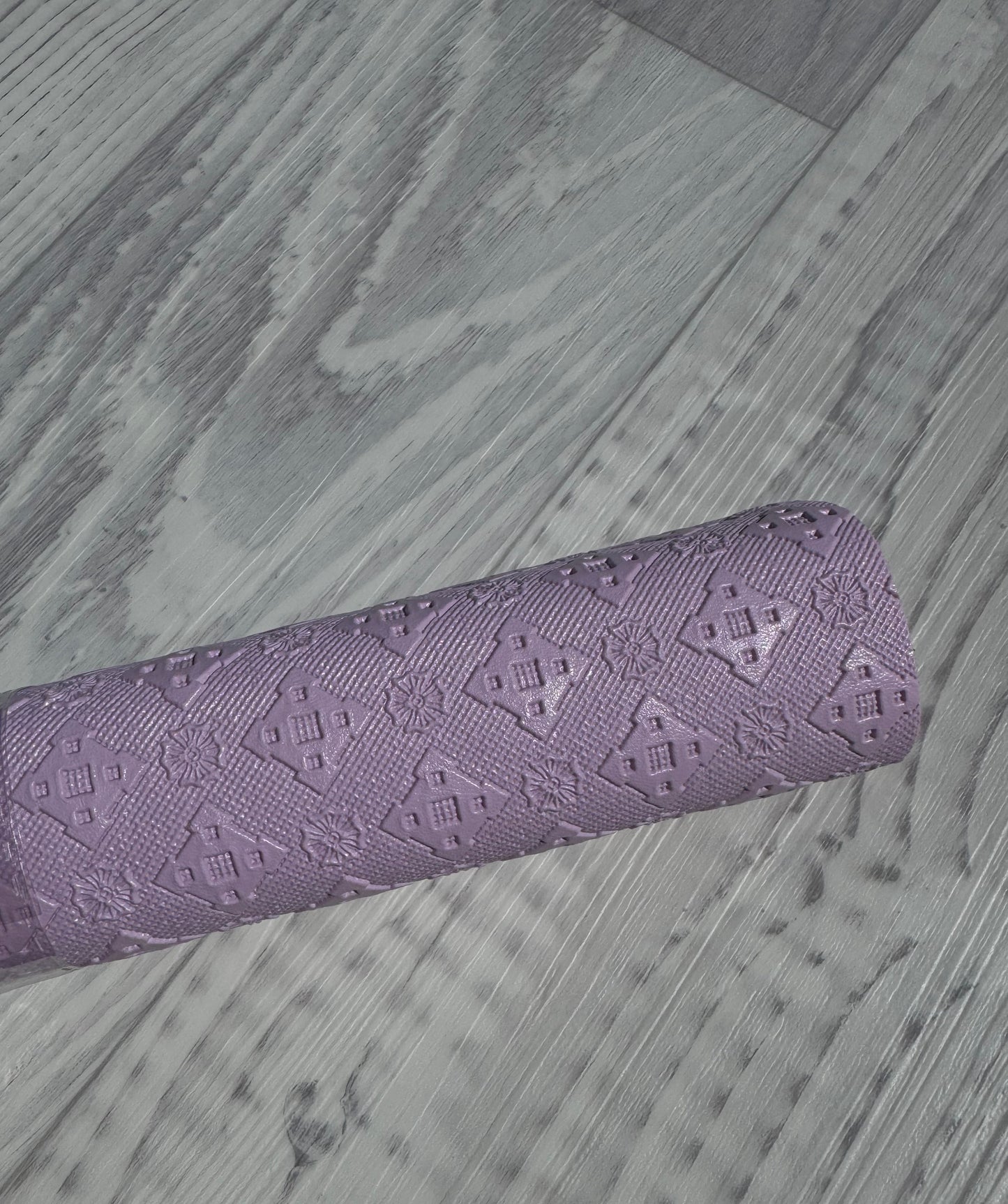 Embossed pastels Faux Leather various colours
