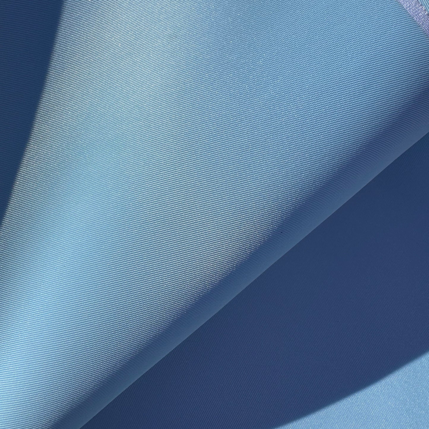 Satin finish nylon twill Light blue