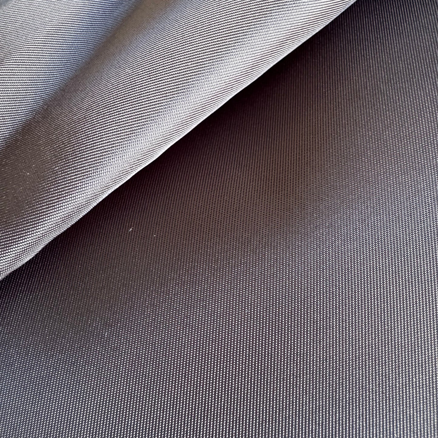 Satin finish nylon twill black