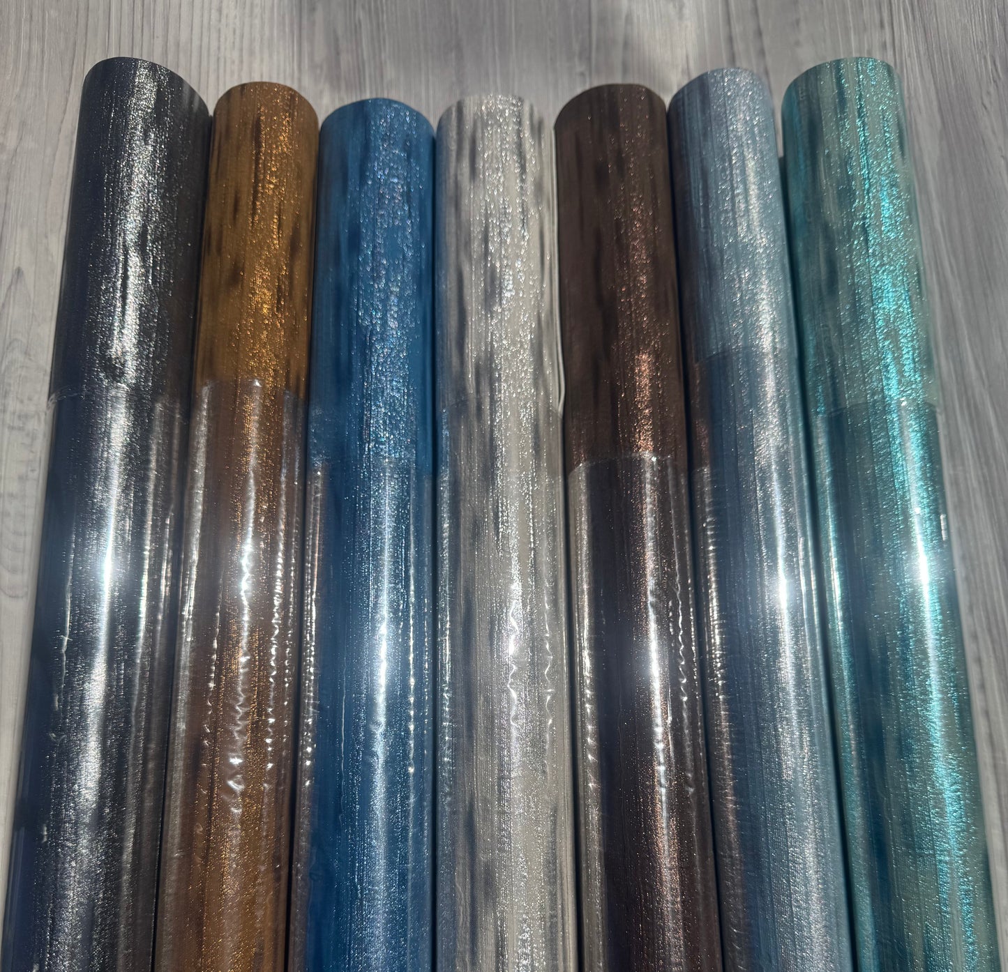 Faux Leather metallic various colours