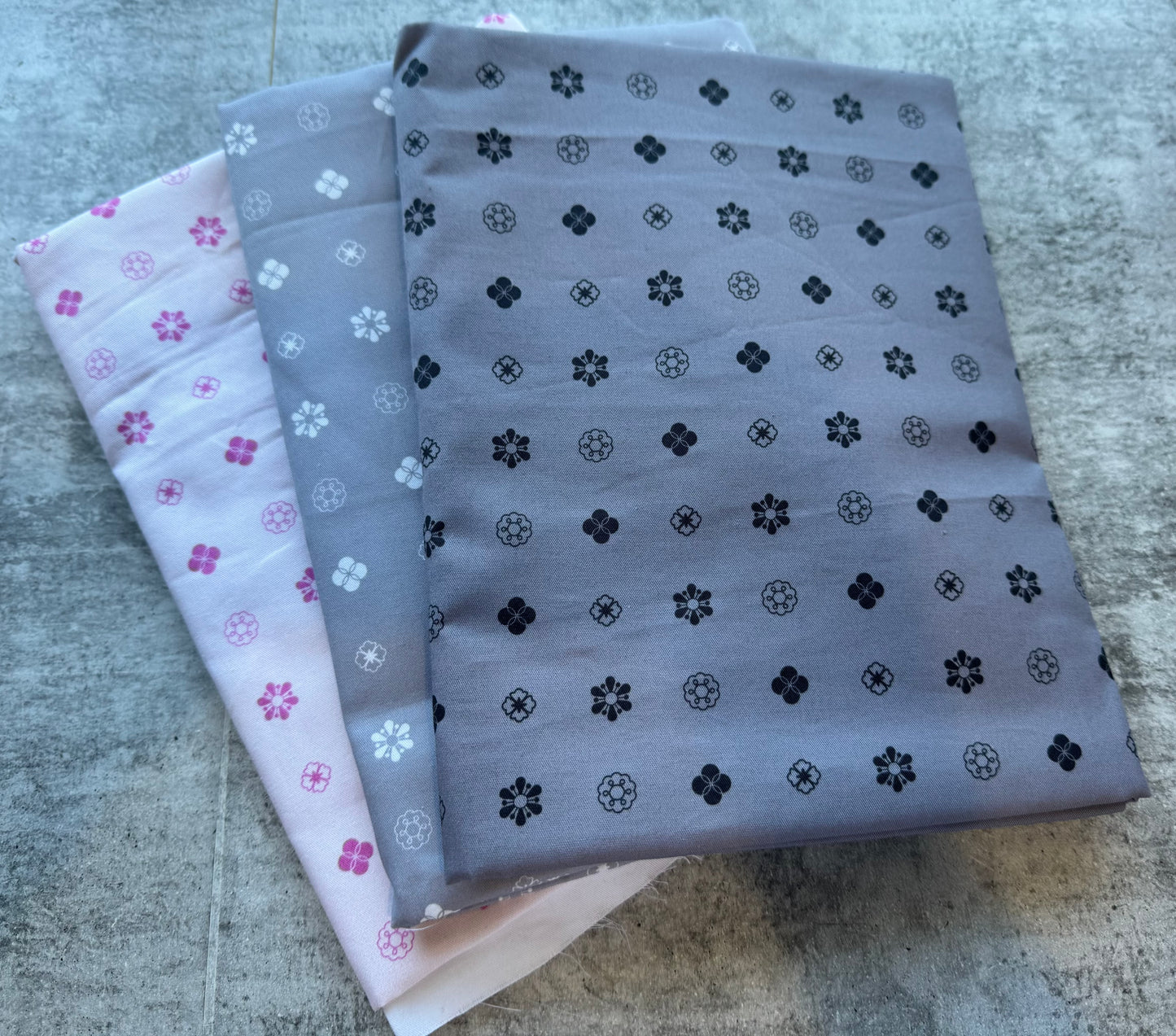Twill lining plain monogram 3 colours 150cm wide x 1 metre