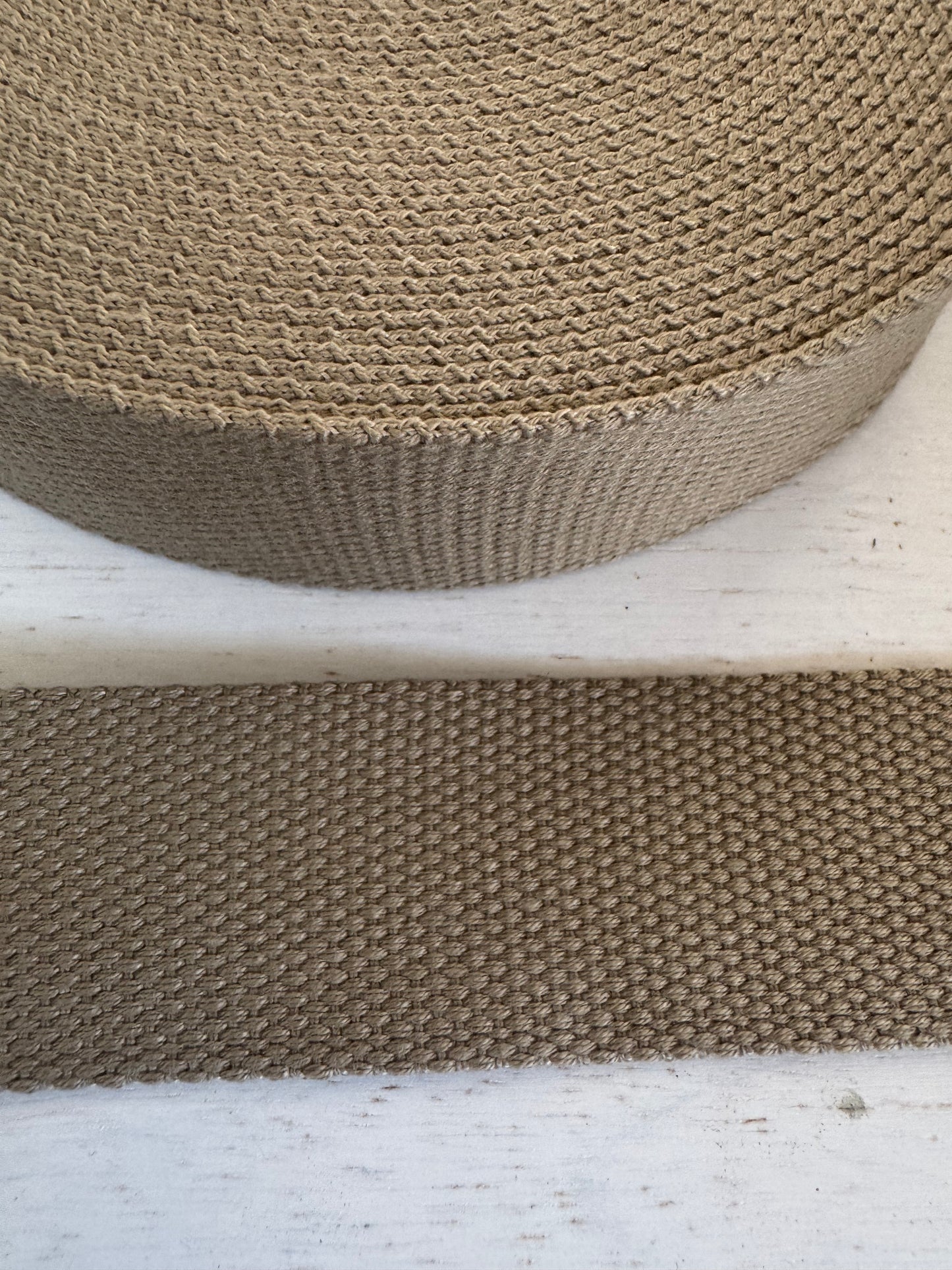 38mm Polycotton Webbing in plain colours 3m bundles