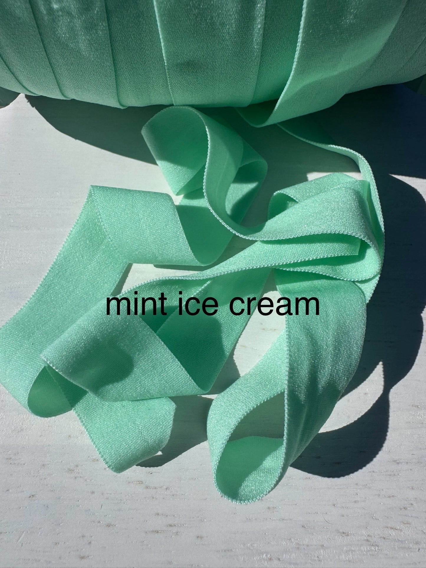 Fold Over Elastic various colours 3m bundles Matte finish