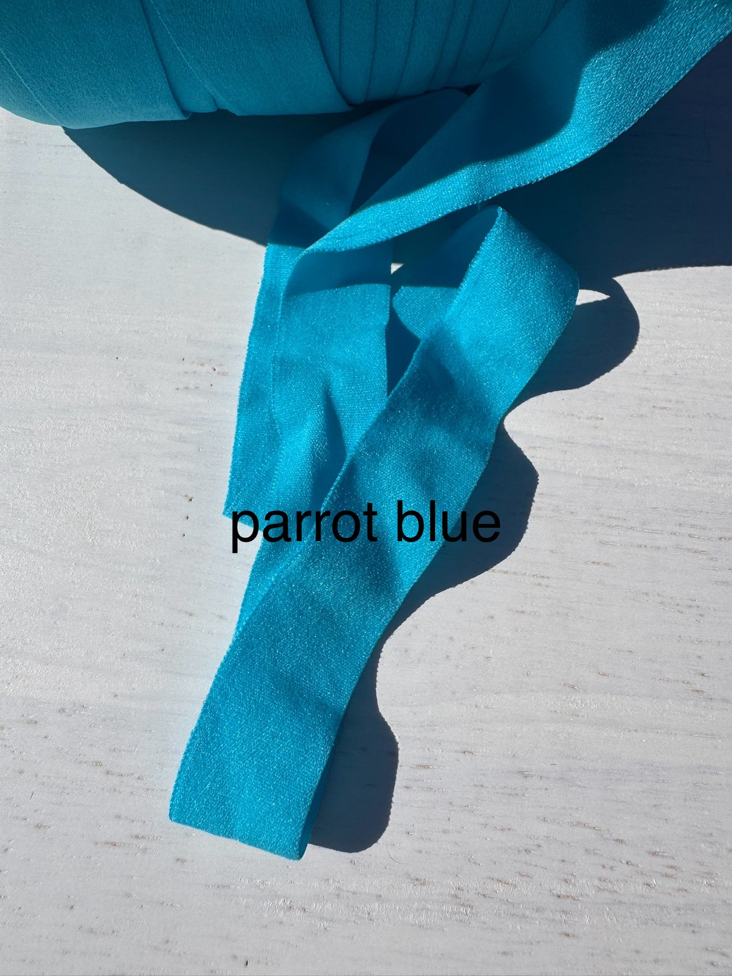 Fold Over Elastic various colours 3m bundles Matte finish