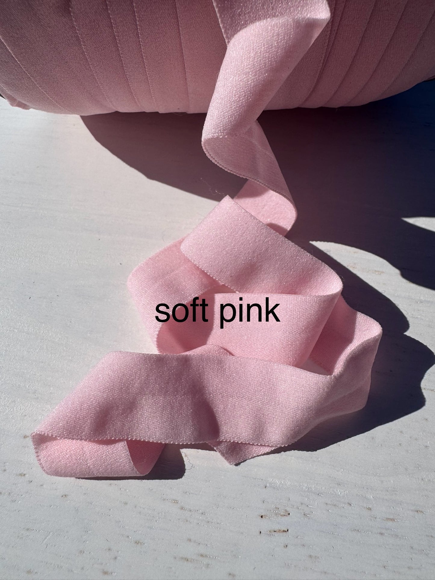 Fold Over Elastic various colours 3m bundles Matte finish