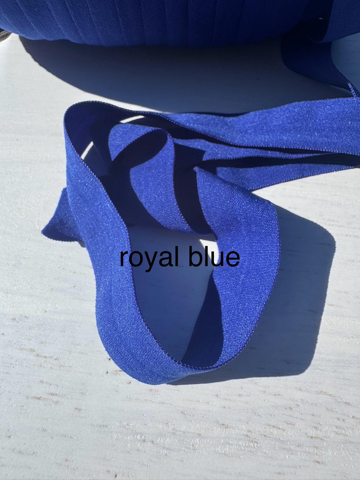 Fold Over Elastic various colours 3m bundles Matte finish