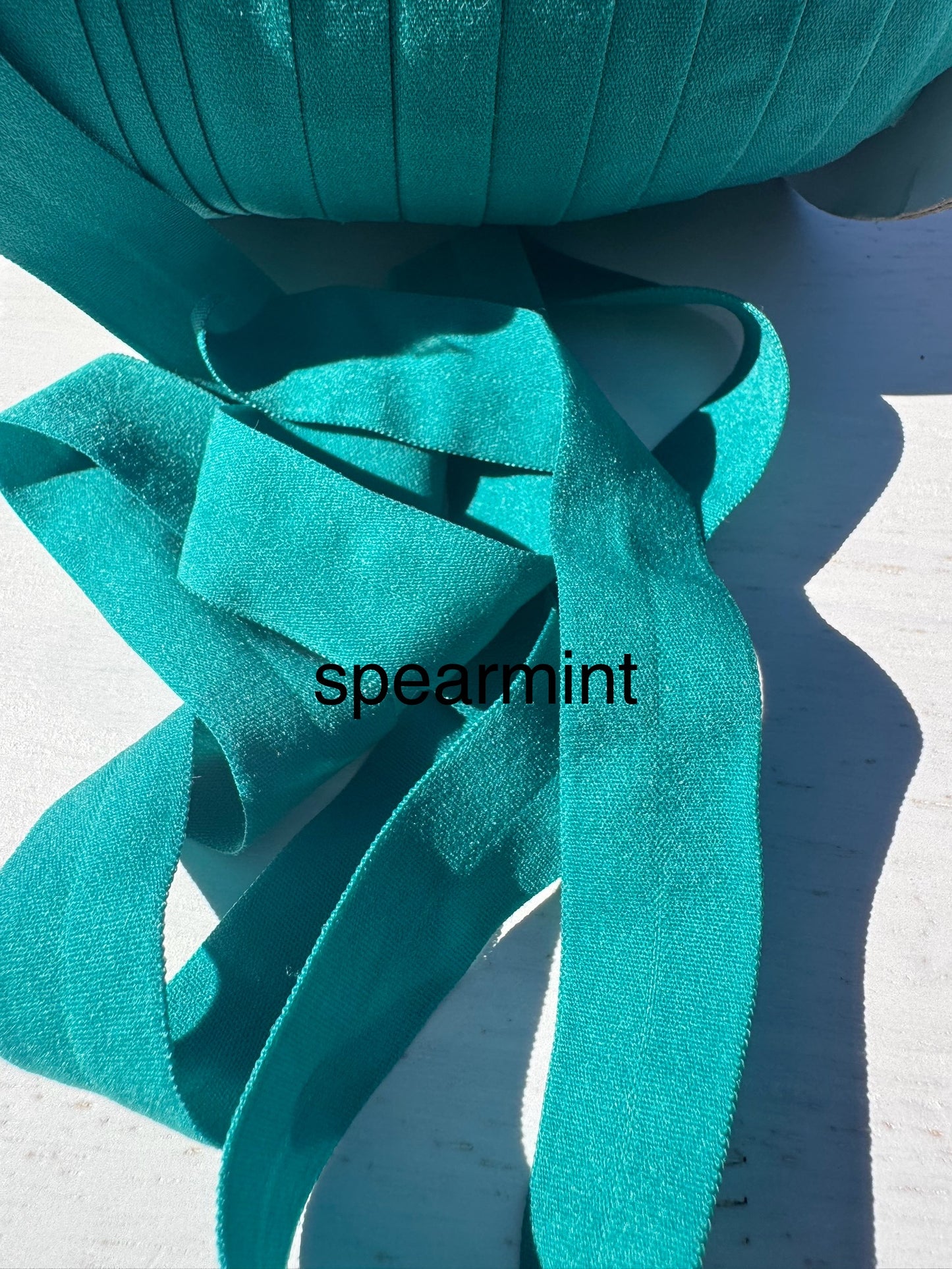 Fold Over Elastic various colours 3m bundles Matte finish