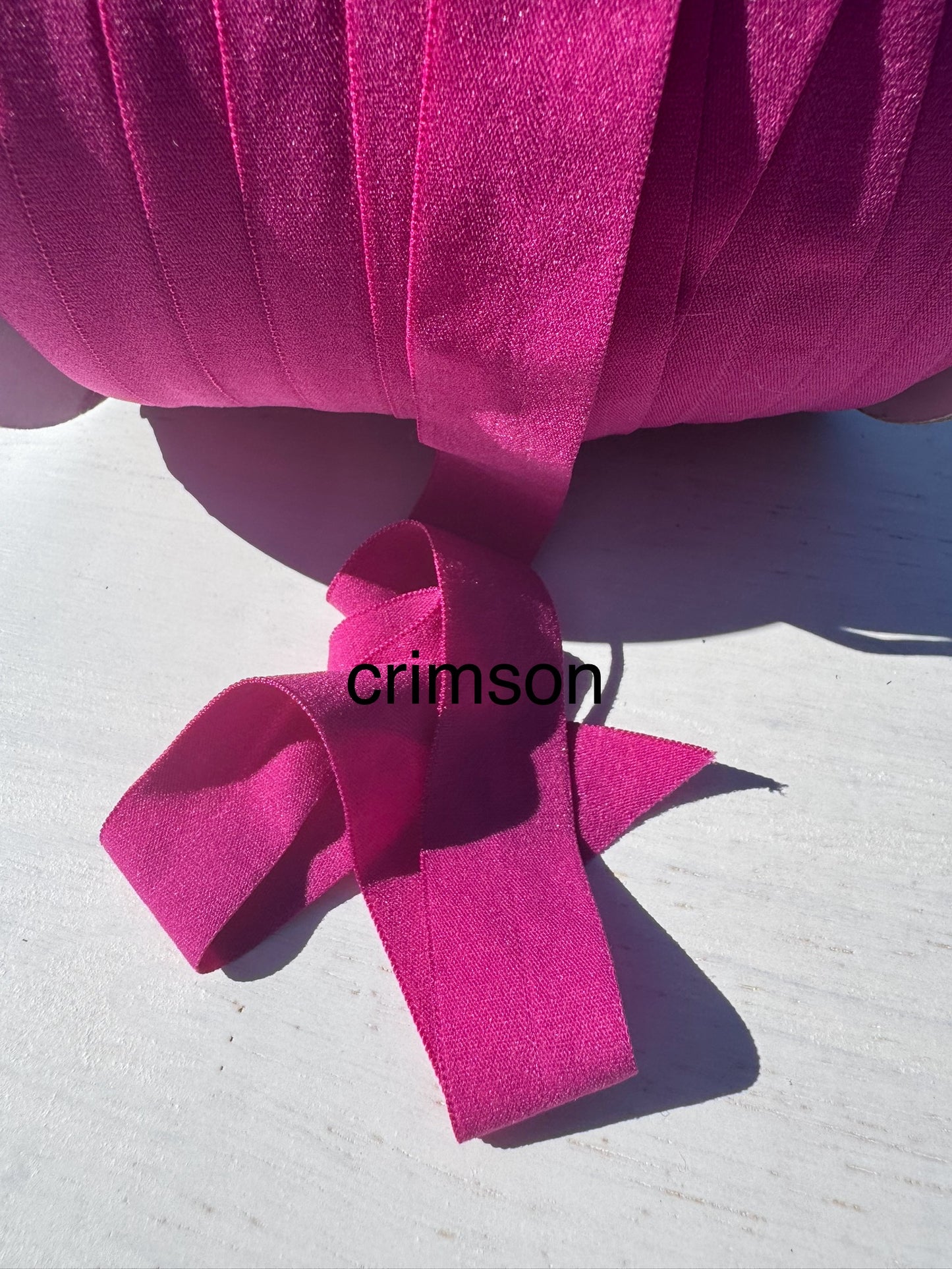 Fold Over Elastic various colours 3m bundles Matte finish
