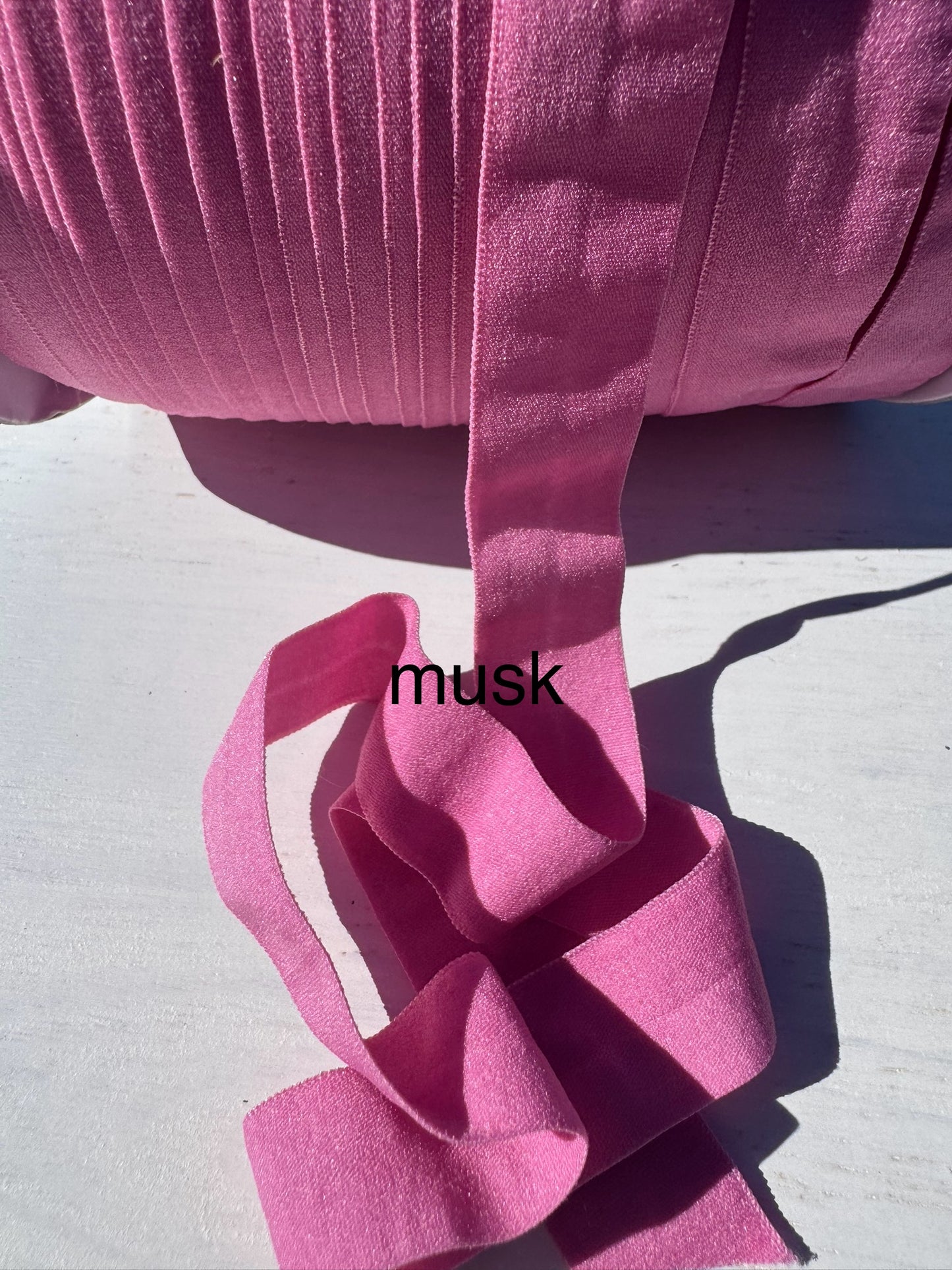 Fold Over Elastic various colours 3m bundles Matte finish