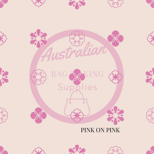 Twill lining plain monogram Pink 150cm wide x 1 metre