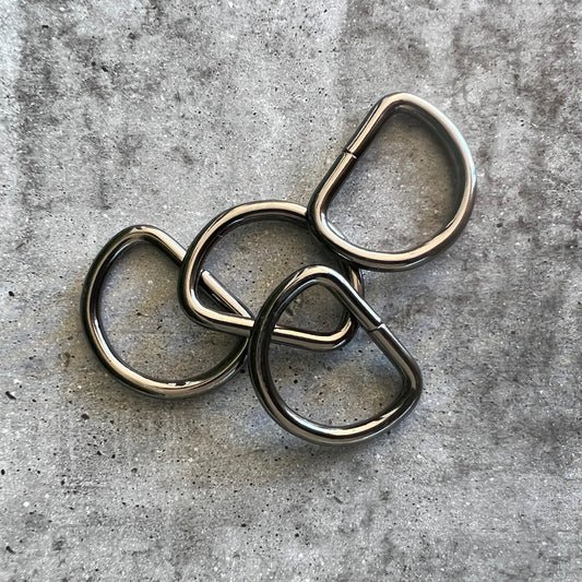 D Rings 25mm Gunmetal