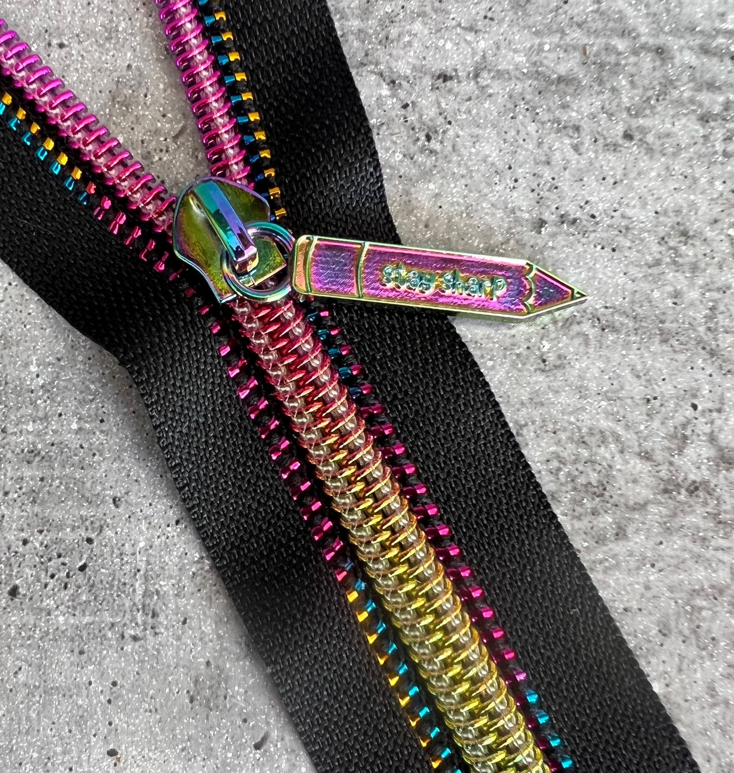 #5 Stay Sharp Pencil zipper pull
