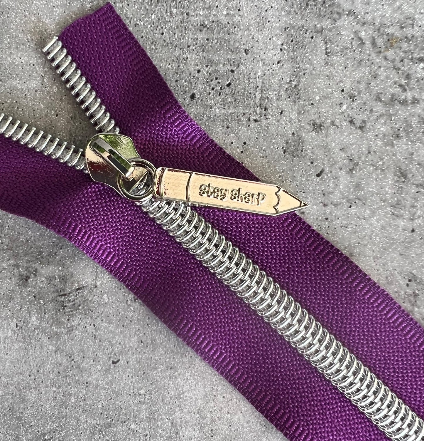 #5 Stay Sharp Pencil zipper pull