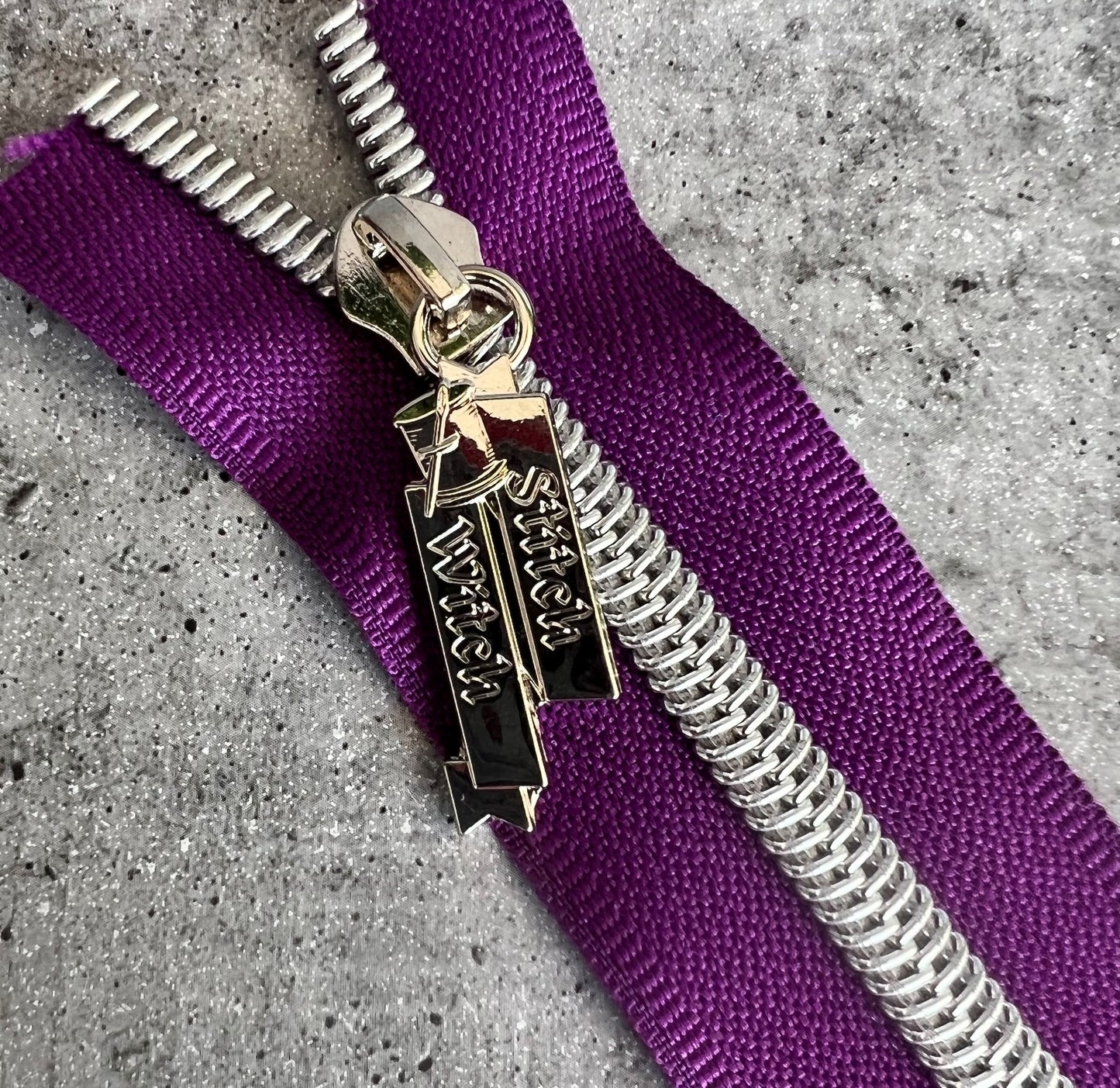 #5 Stitch Witch Zipper Pull various finishes