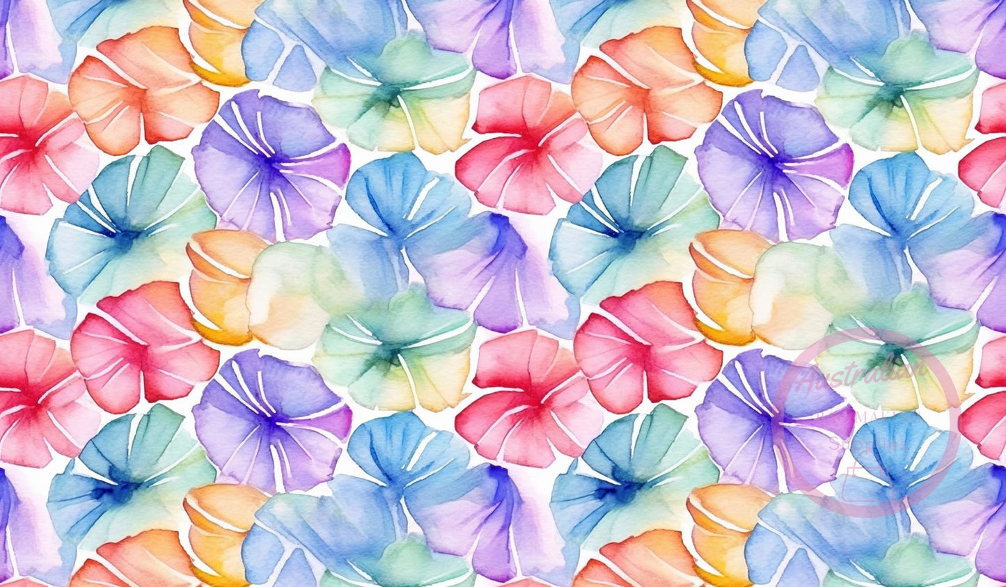 Sewing Machine Mat Water colour floral