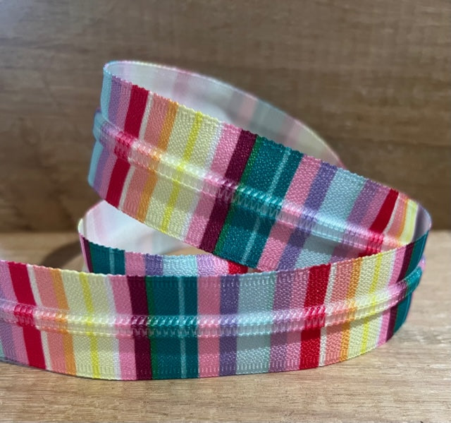 #5 Zipper Summer Stripes 1m, 3m, 5m bundles