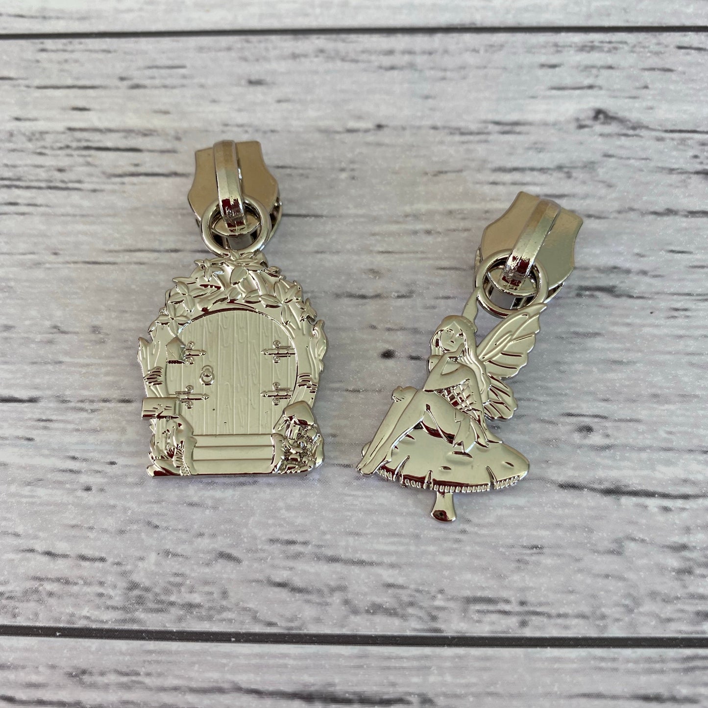 Strap connector Fairies collection Silver