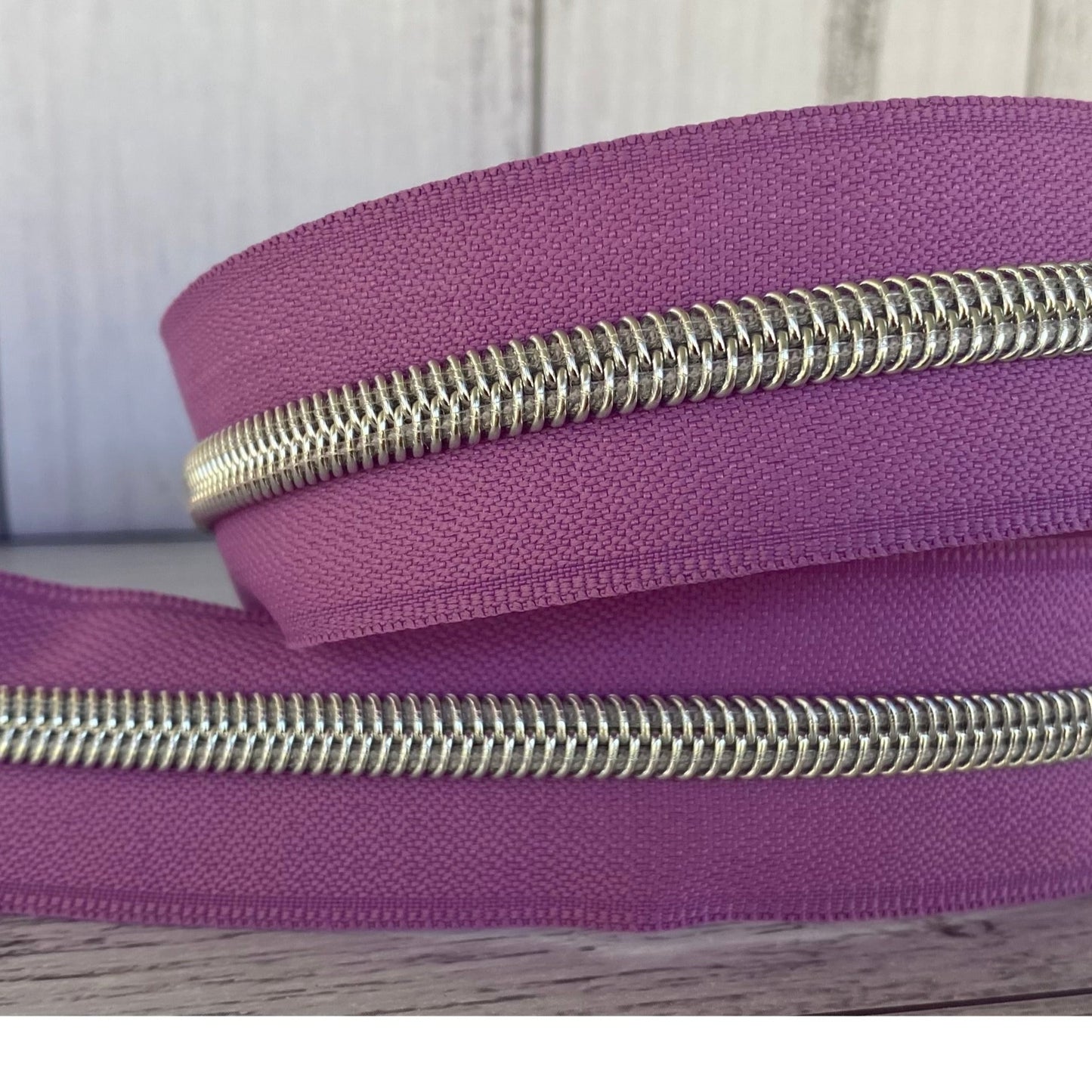 #5 zipper tape Light purple