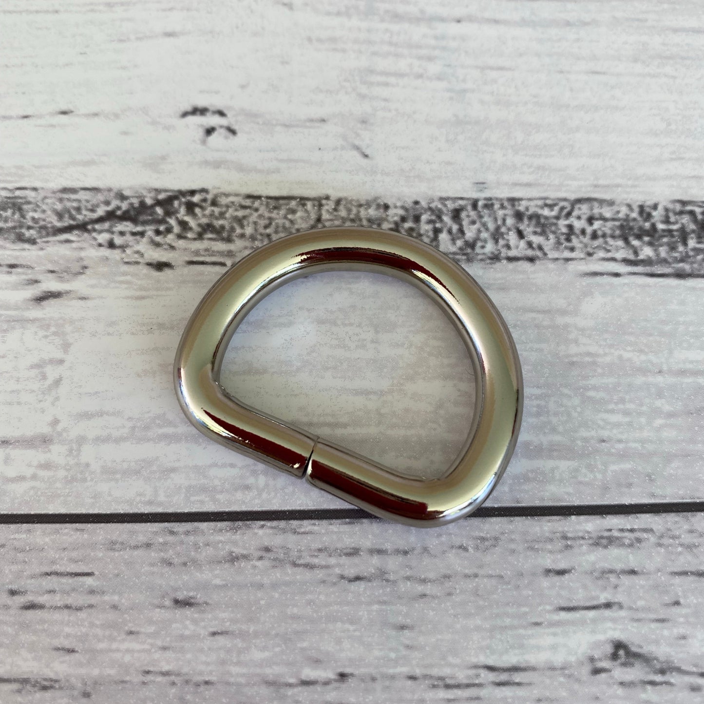D Rings 25mm Silver