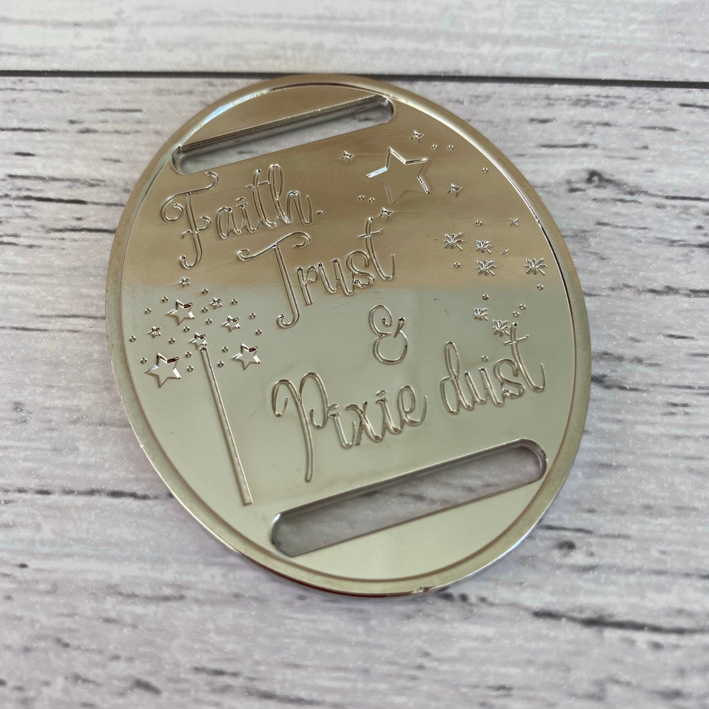 Strap connector Fairies collection Silver