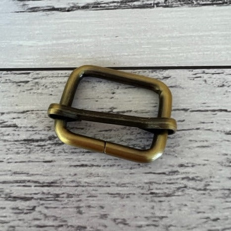 Tri Glide strap adjuster 25mm Rainbow, Silver Bronze, Gunmetal, rose gold