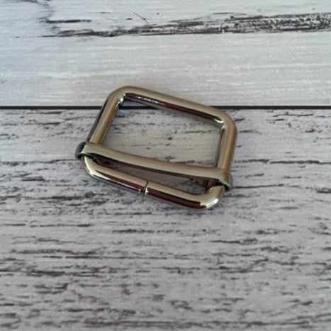 Tri Glide strap adjuster 25mm Rainbow, Silver Bronze, Gunmetal, rose gold