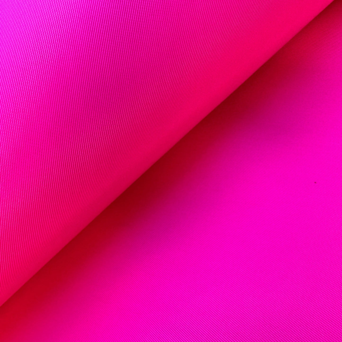 Satin finish nylon twill Barbie pink