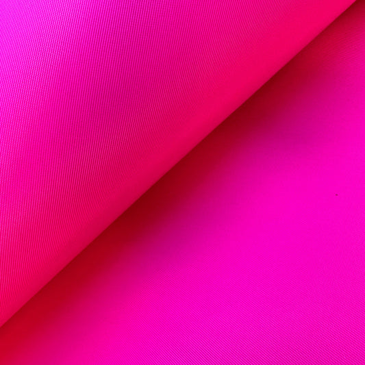 Satin finish nylon twill Barbie pink