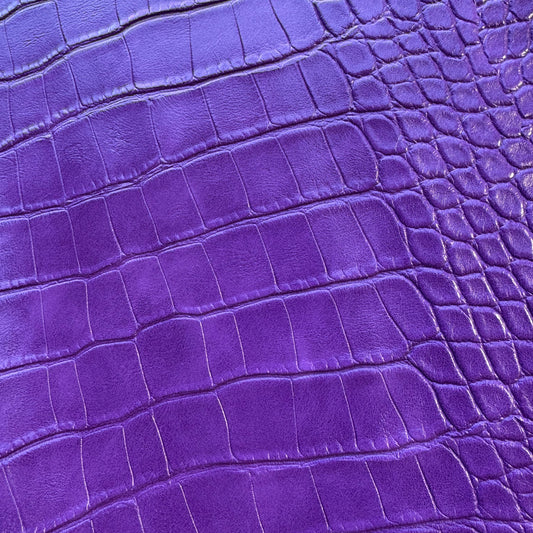 Croc texture purple