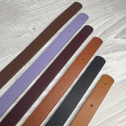 Premium Faux leather bag handles rivet in