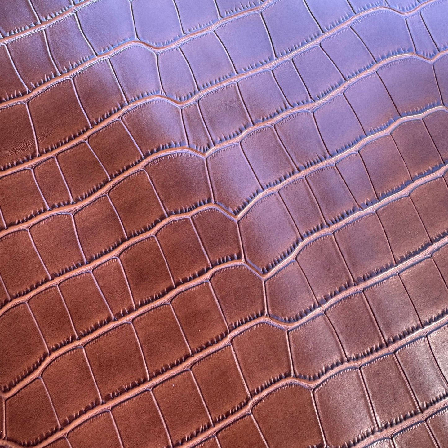 Croc texture classic rich tan