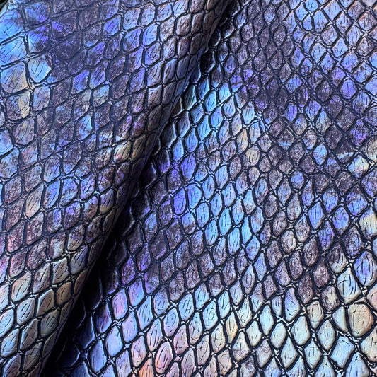 Dragon scale or perhaps Python vinyl/faux leather