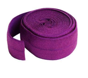 Fold Over Elastic various colours 3m bundles By Annie