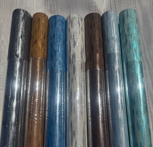 Faux Leather metallic various colours