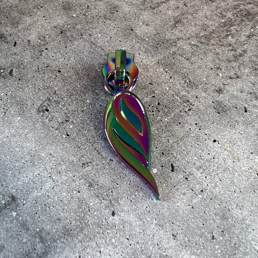 Cocoon #5 Zipper pulls in Rainbow