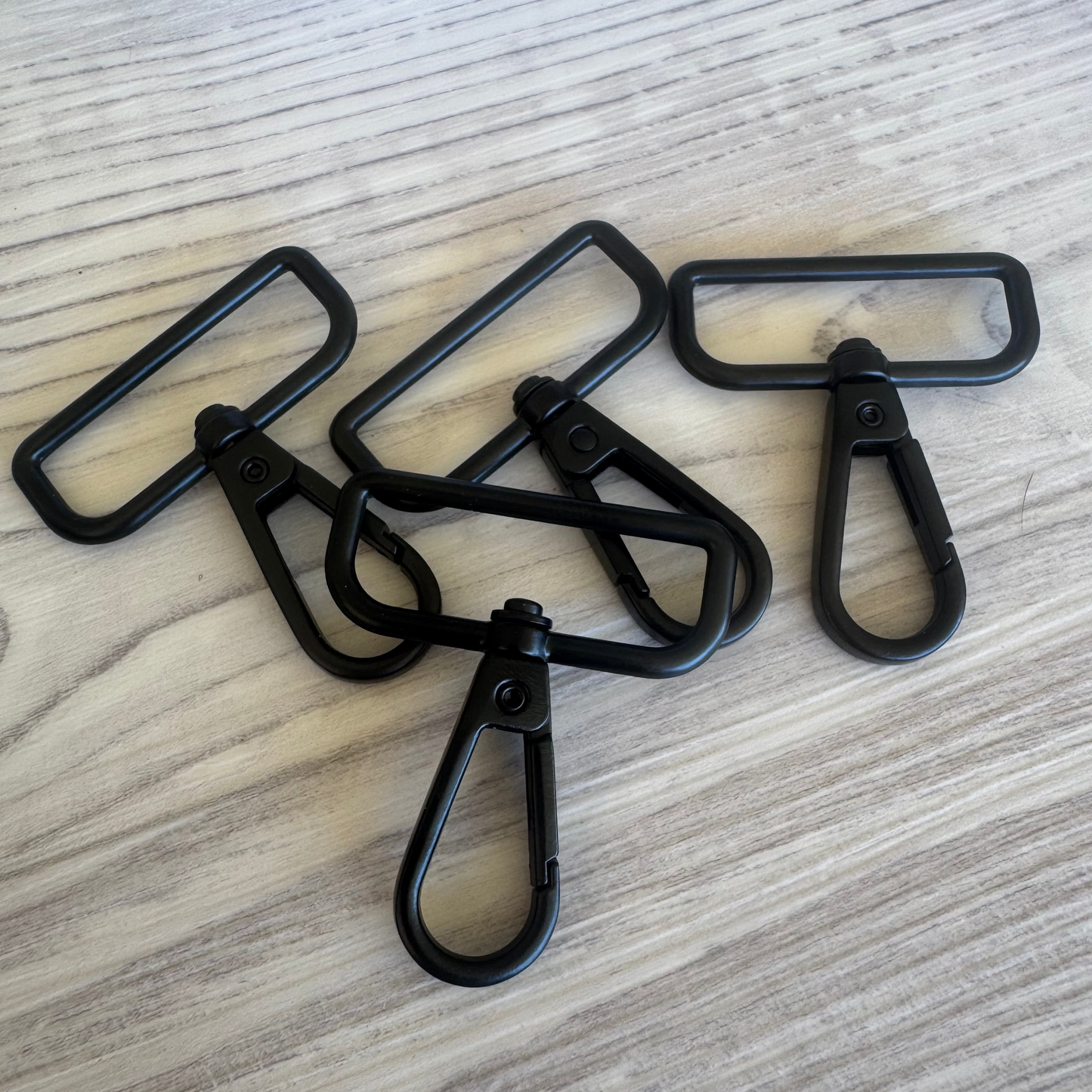 Bag making Swivel Clips 38mm Matte Black