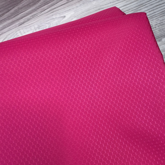 Waterproof Oxford Nylon lining fabric 420D honeycomb pink