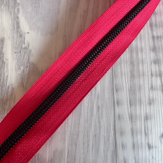 #5 red and matte black