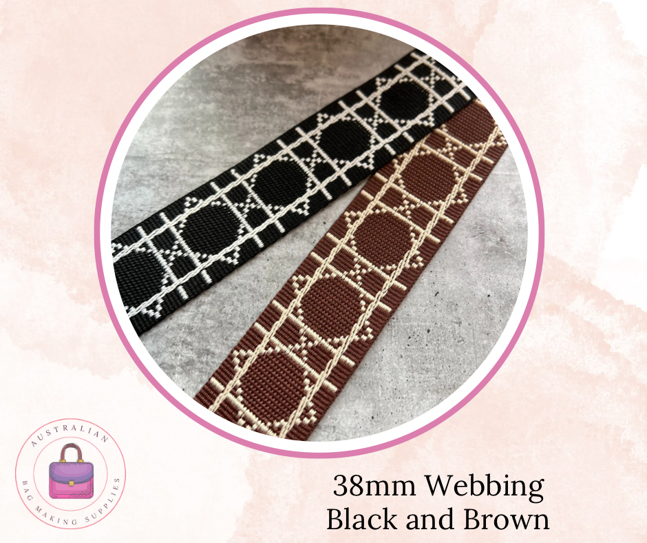 38mm Polycotton bing bag making supplies Australia Australian Bag