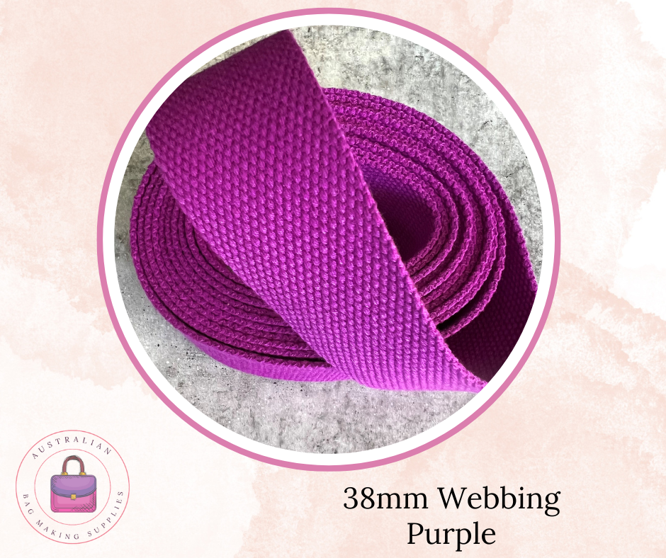 thumbnail image 2 of BENECREAT 39.37 Yards Polycotton Webbing Straps - 12 Colors, 1 Inch Wide For DIY Bags, Belts & Outdoor Projects 2 of 12