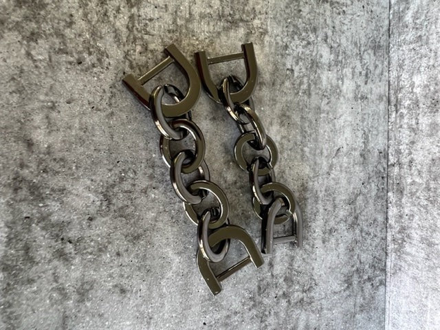 Chain Strap Connector 2 pack, silver, bronze, rainbow, gunmetal