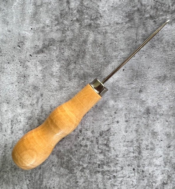Awl wooden handle Australian bag making supplies Australian Bag