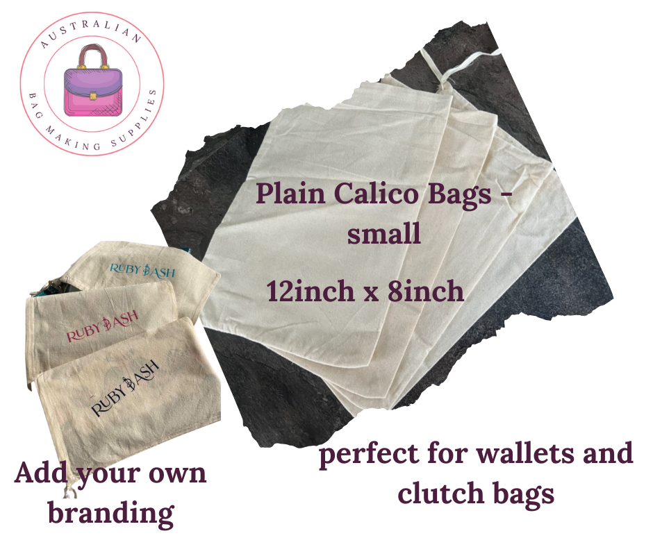 Calico Bags for DIY branding