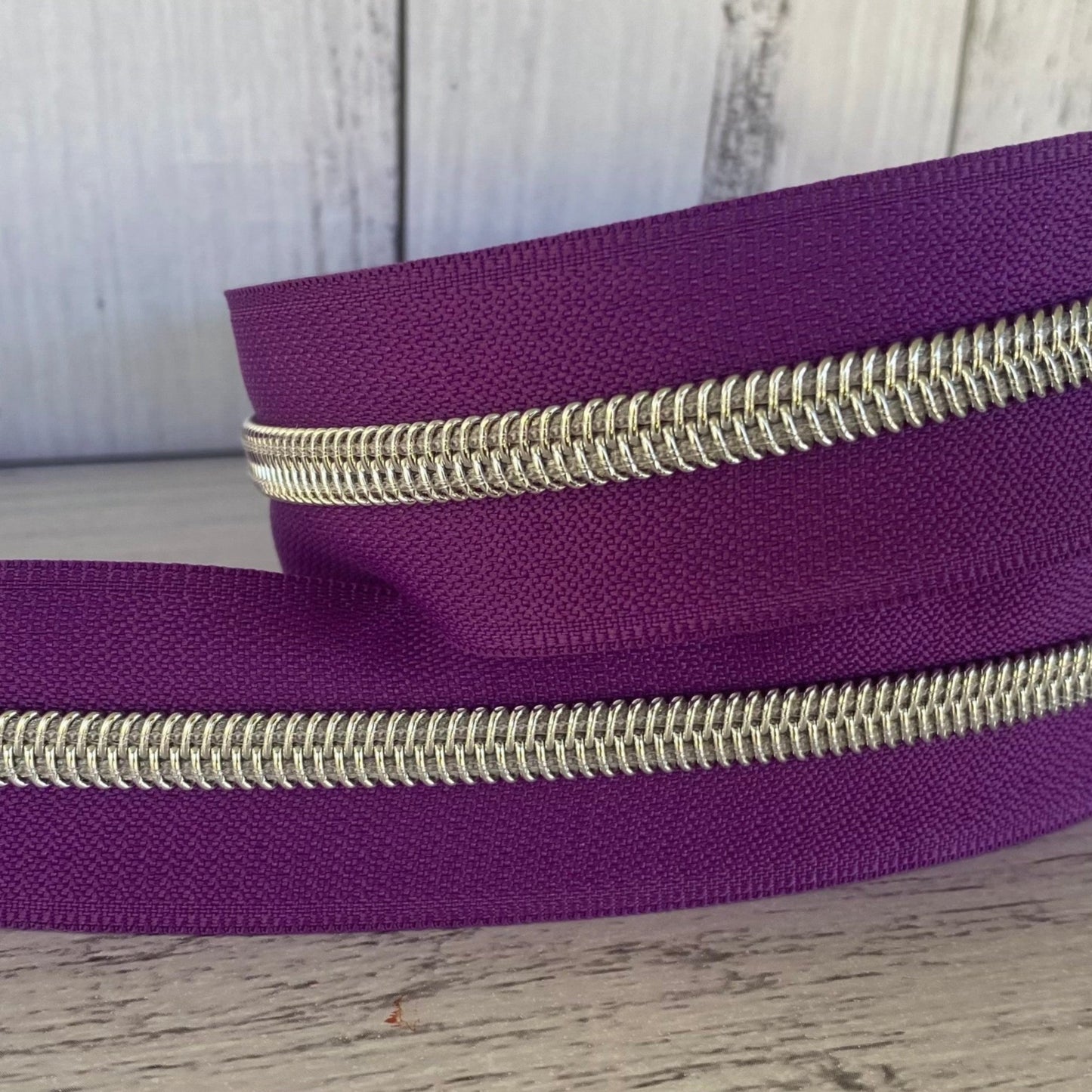 #5 zipper tape Purple 3m value pack available