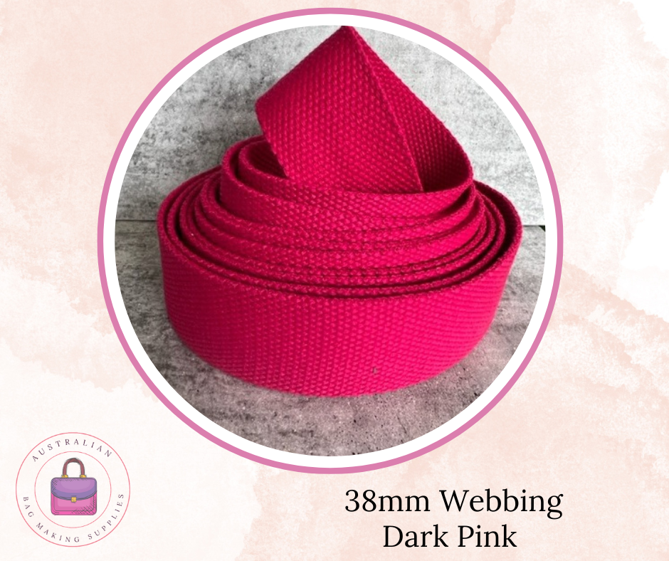 38mm Polycotton bing bag making supplies Australia Australian Bag